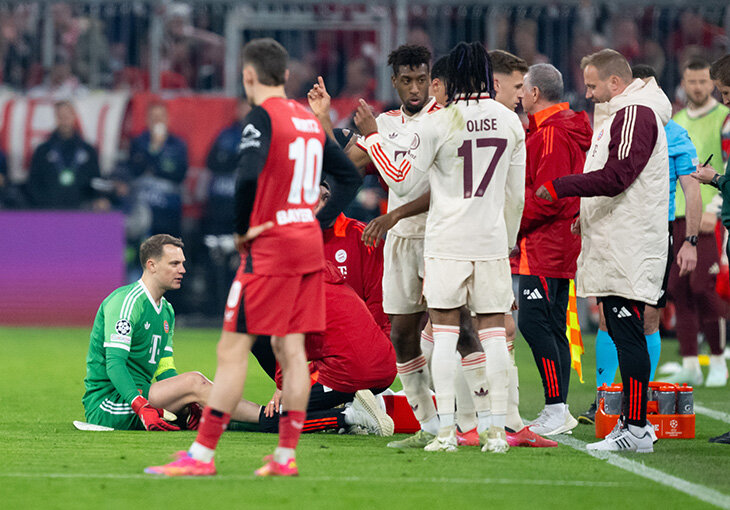 Manuel Neuer doznał kontuzji po celebracji bramki