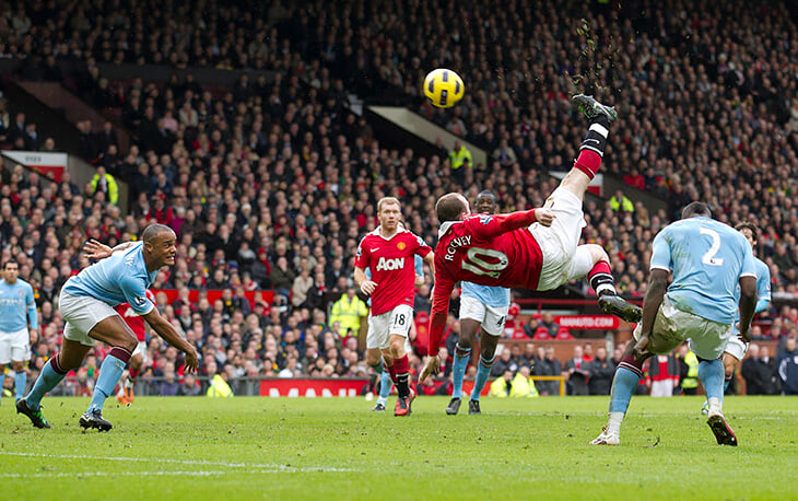 Wayne Rooney przewrotka