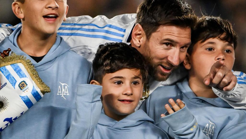 Leo Messi i dzieci