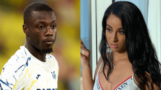 Nicolas Pepe i Teana Trump