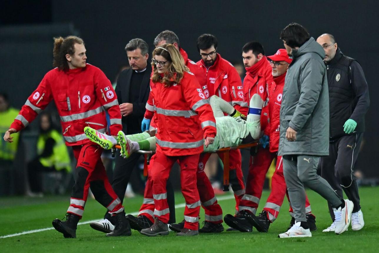 Mike Maignan uraz szpital