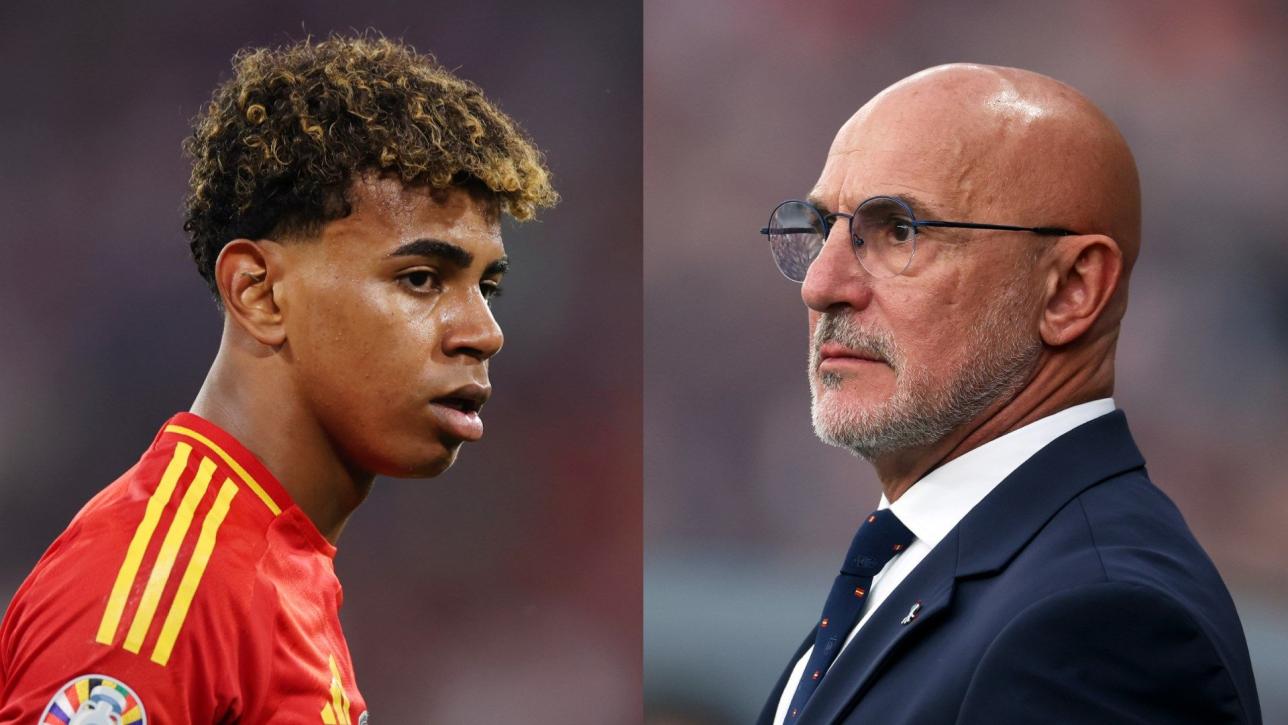 Yamal i Luis de la Fuente