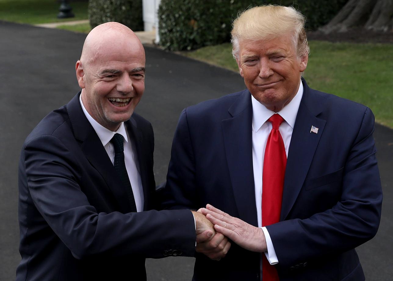 Infantino i Donald Trump